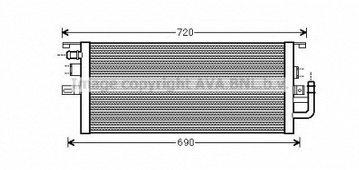 AVA QUALITY COOLING ms2487 -  Радиатор, охлаждение двигателя